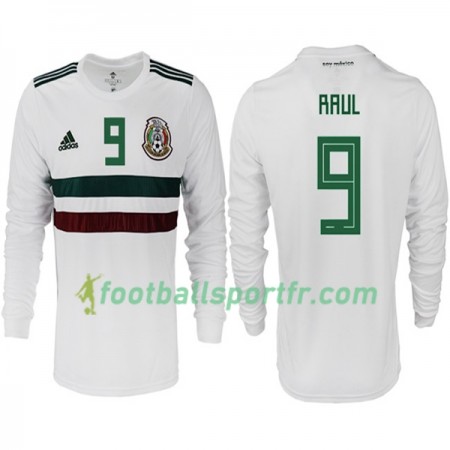 Tenue Mexique RAUL 9 Extérieur Coupe du monde 2018 Maillot de Foot ML